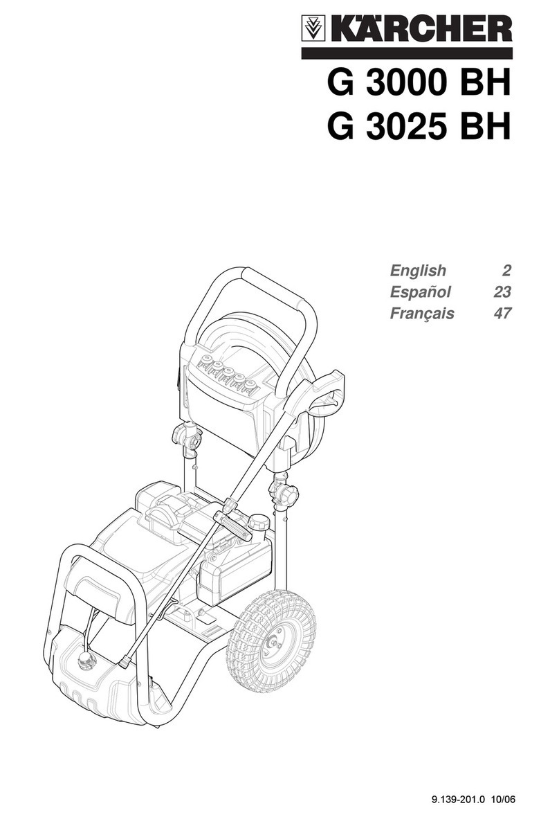 Kärcher G 3000 BH User manual