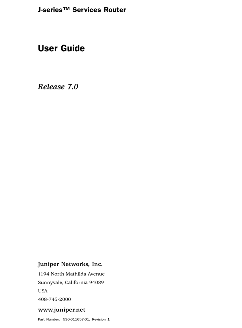 Juniper J2300 User manual Juniper J2300 User manual