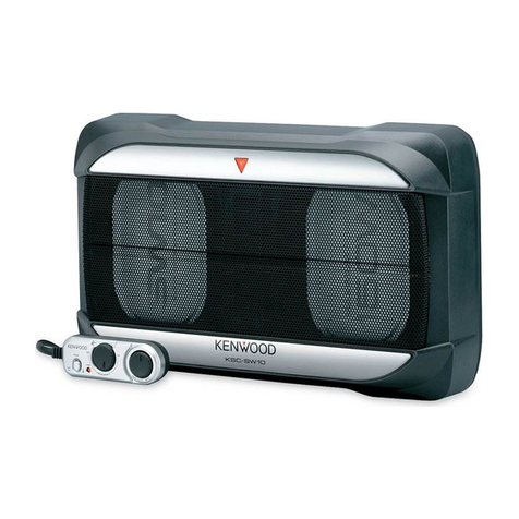 Kenwood KSC-SW10 User manual