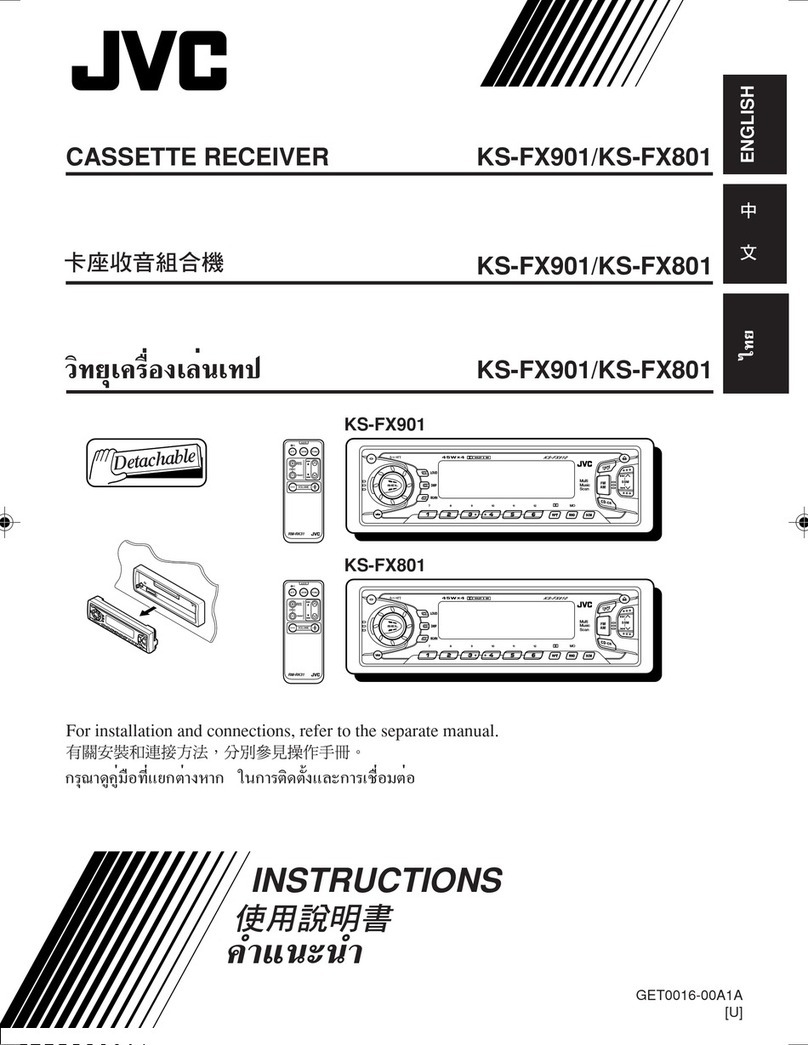 JVC KS-FX801U User manual