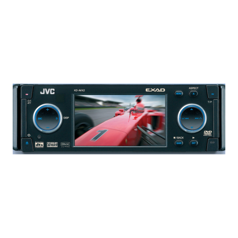 JVC KD-AVX2 - DVD Player With LCD Monitor User manual