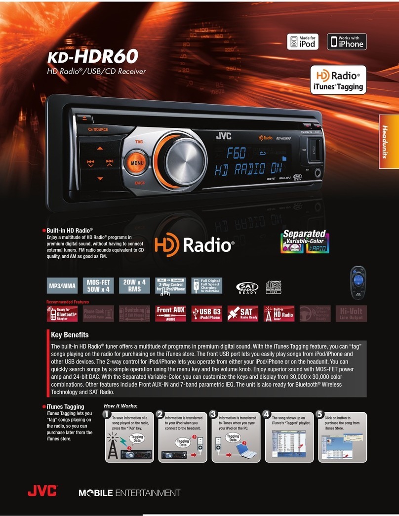 JVC KD-HDR60 User manual