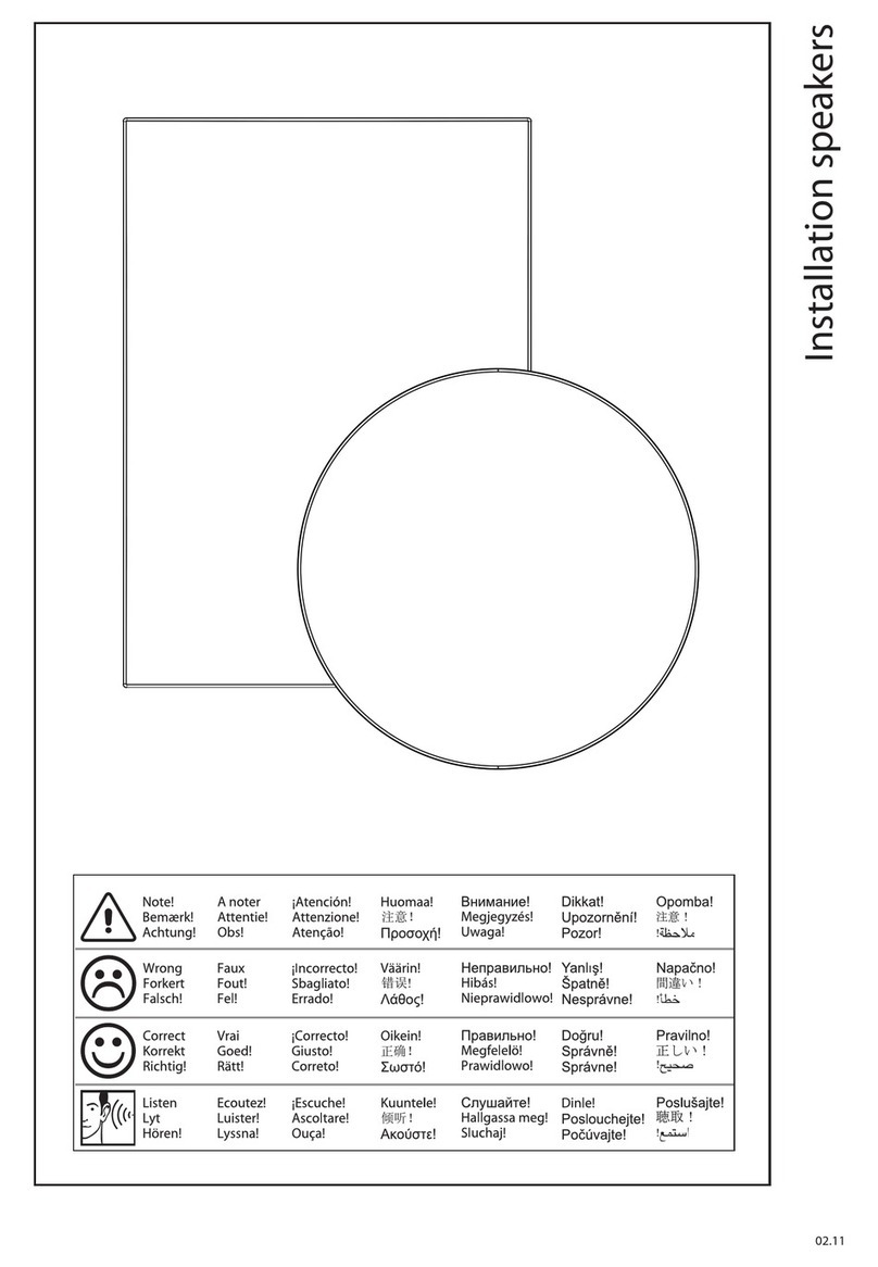 JAMO IC 610 User manual