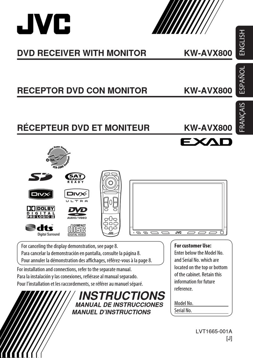 JVC KW-AVX800J User manual