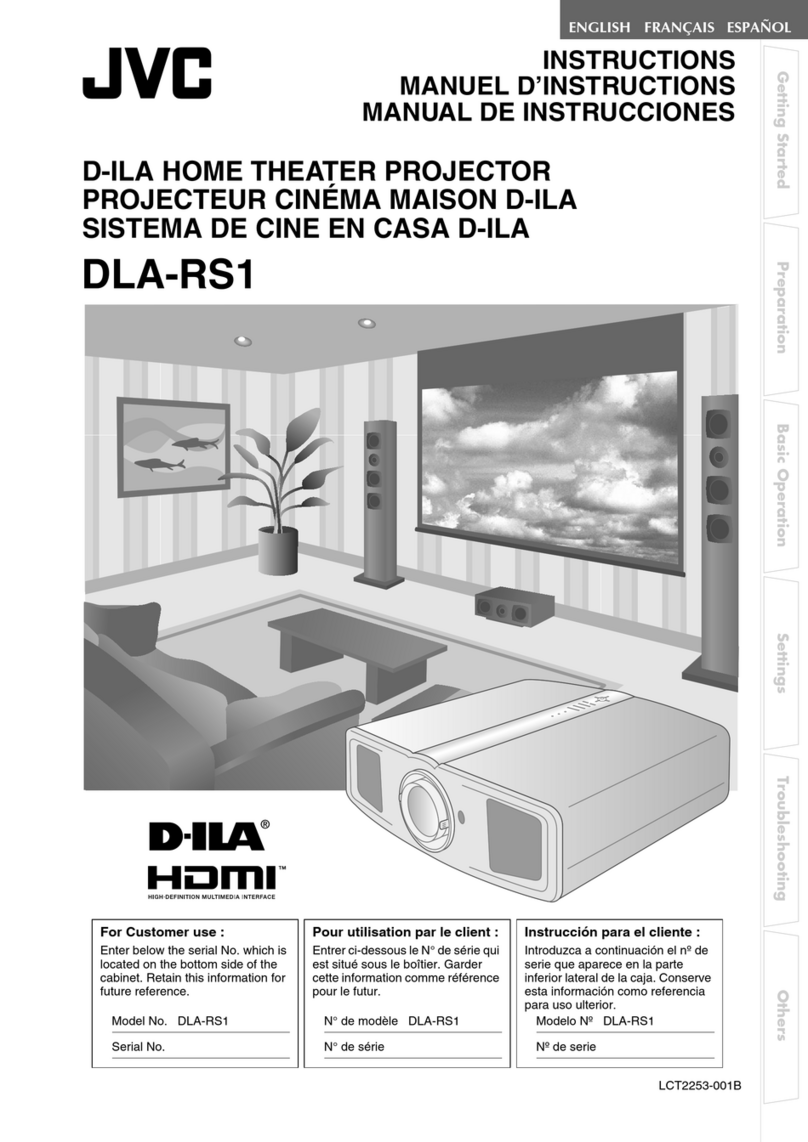 JVC DLA-RS1U - Reference Series Home Cinema... User manual JVC DLA-RS1U - Reference Series Home Cinema... User manual