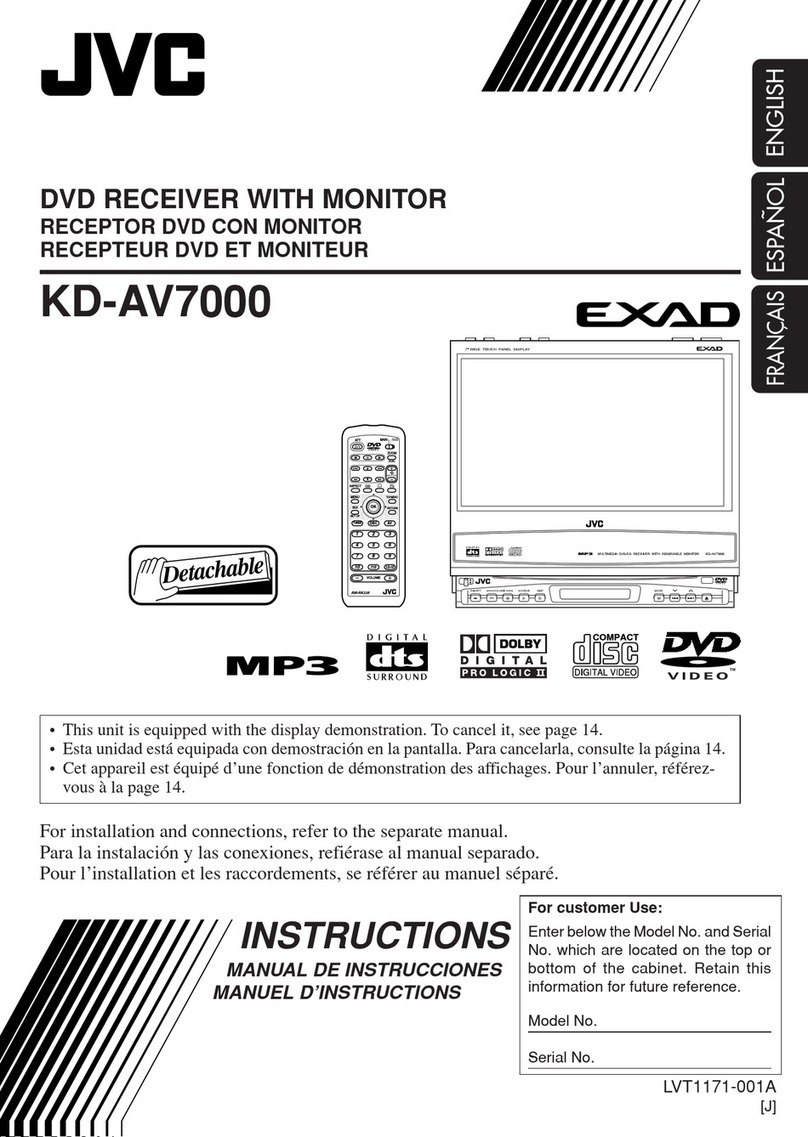 JVC EXAD KD-AV7000 User manual