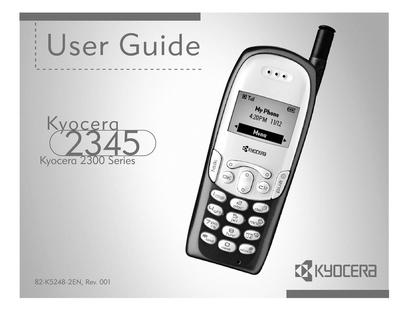 Kyocera 2345 User manual Kyocera 2345 User manual