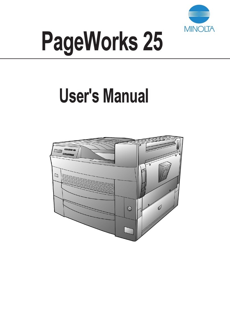 Minolta PageWorks Pro 25 User manual