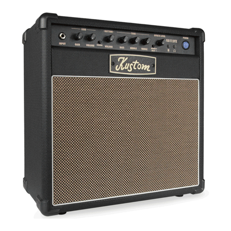 Kustom KG112FX User manual