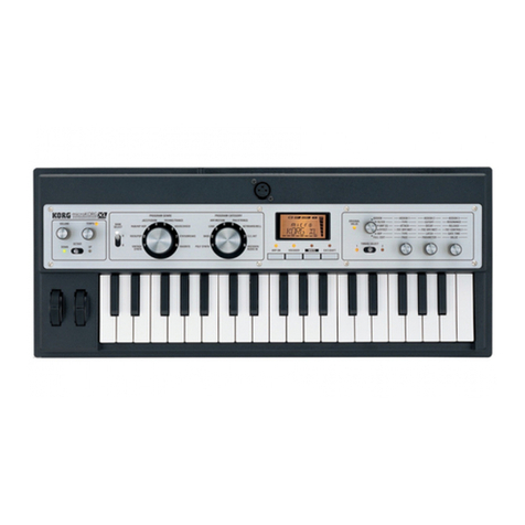 Korg MicroKORG XL user guide