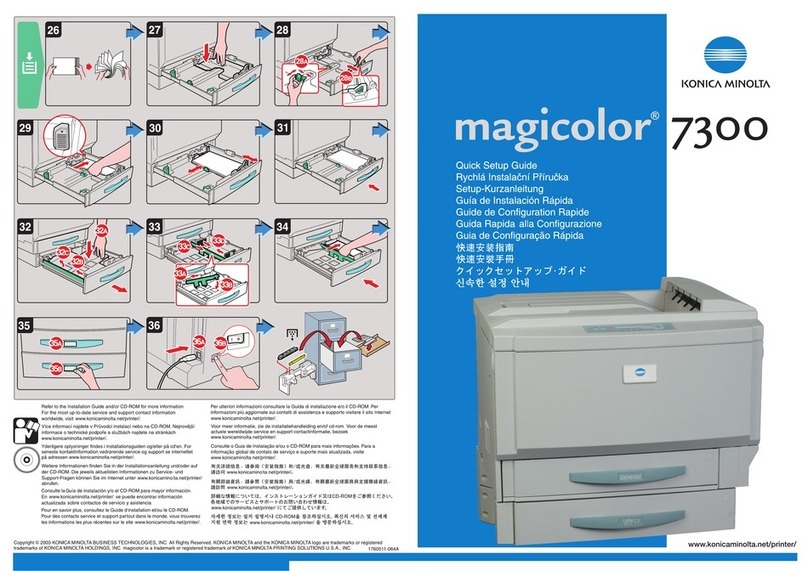 Konica Minolta Magicolor 7300 User manual