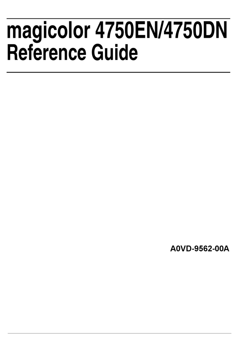 Konica Minolta Magicolor 4750DN User manual