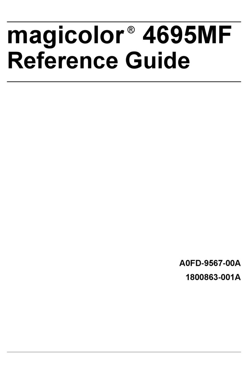 Konica Minolta magicolor 4695MF reference guide