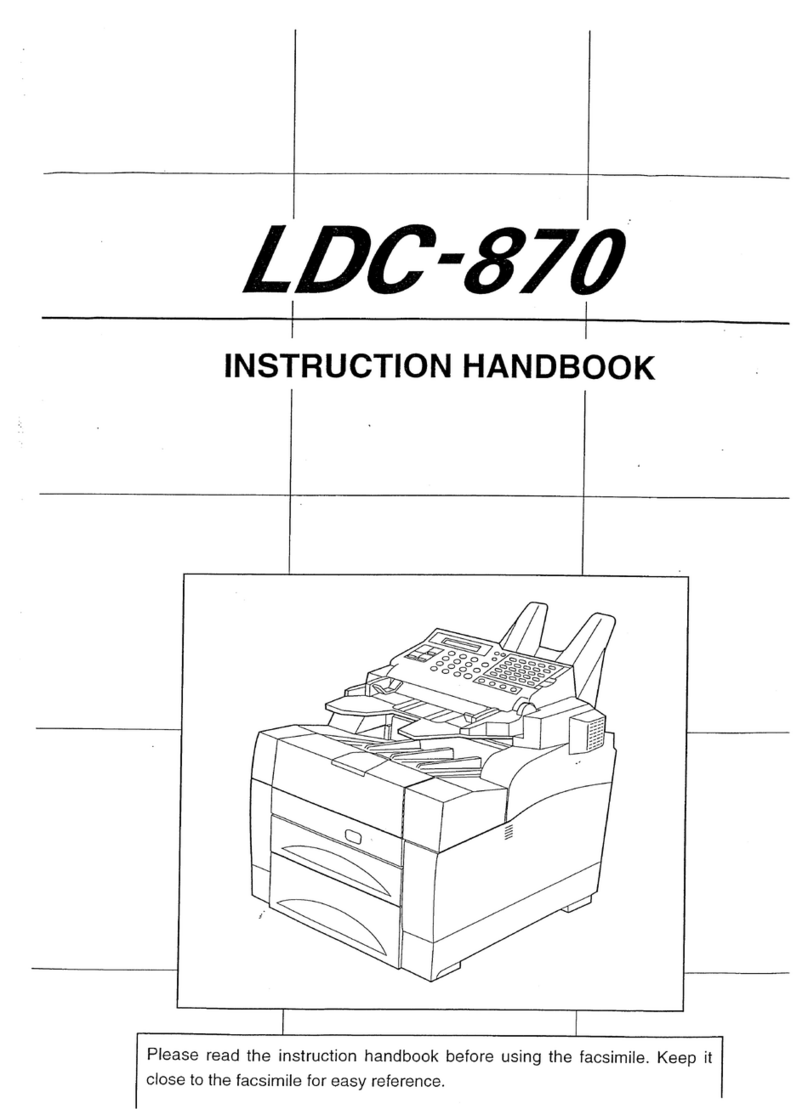 Mita LDC-870 Instruction handbook