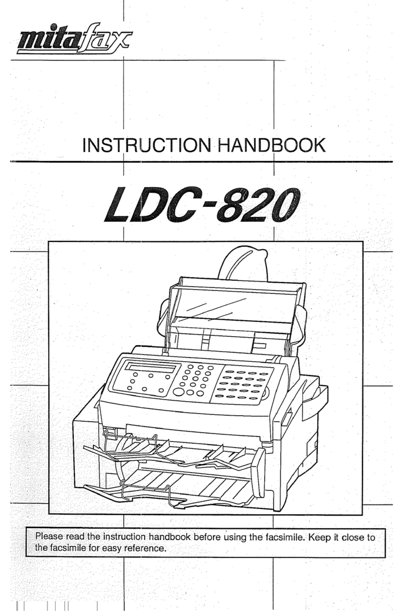 Mita LDC-820 Instruction handbook