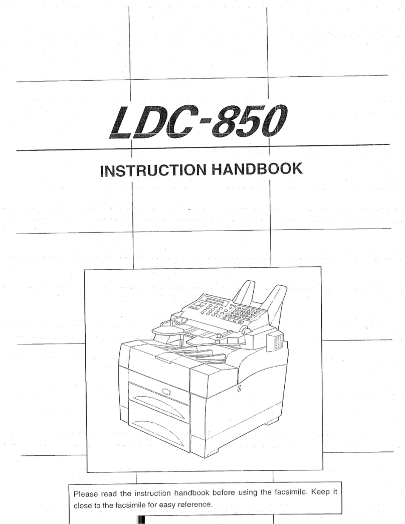 Mita LDC-850 Instruction handbook