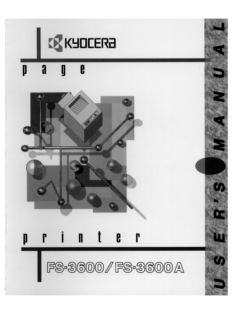 Kyocera FS-3600 User manual
