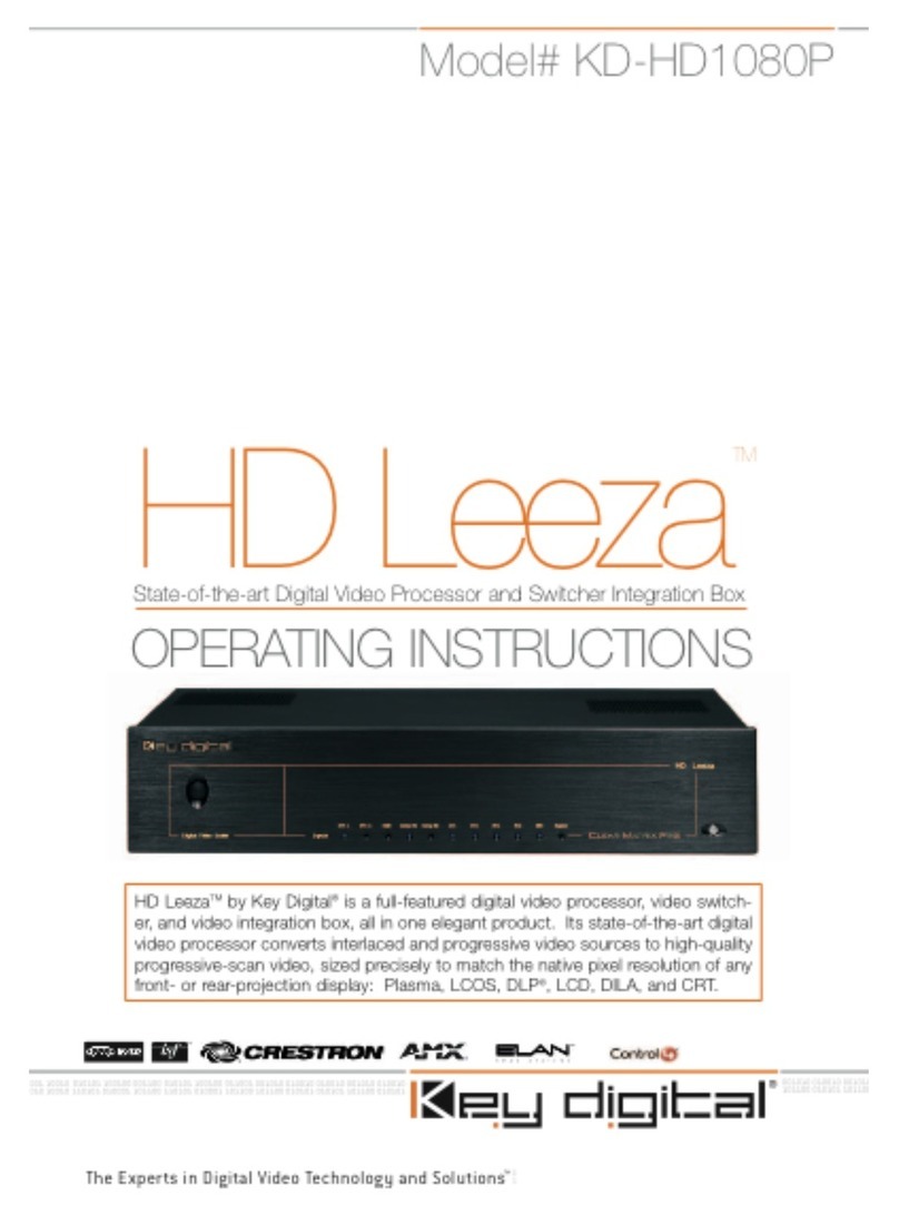 Key Digital HD Leeza KD-HD1080P operating instructions