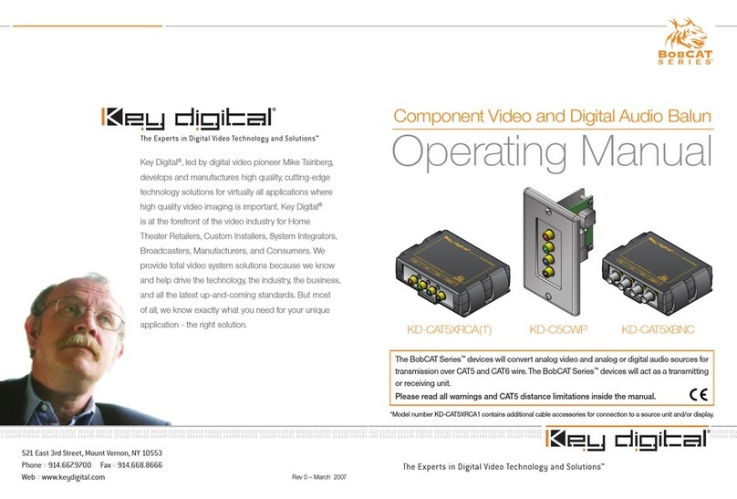 Key Digital KD-C5CWP operating manual