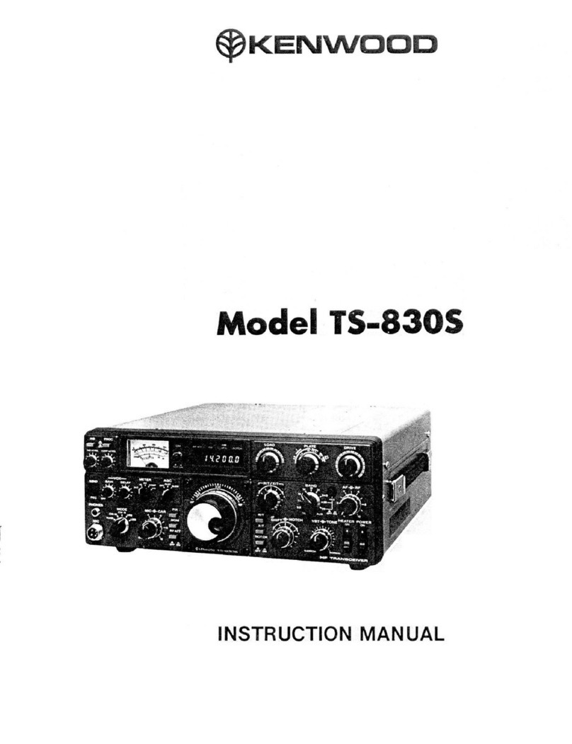 Kenwood TS-830S User manual