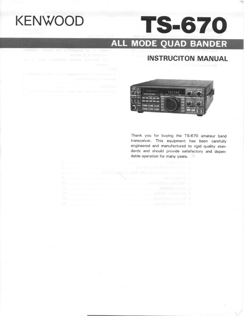 Kenwood TS-670 User manual