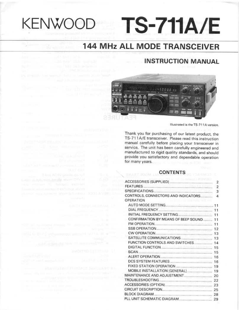 Kenwood TS-711A/E instruction manual