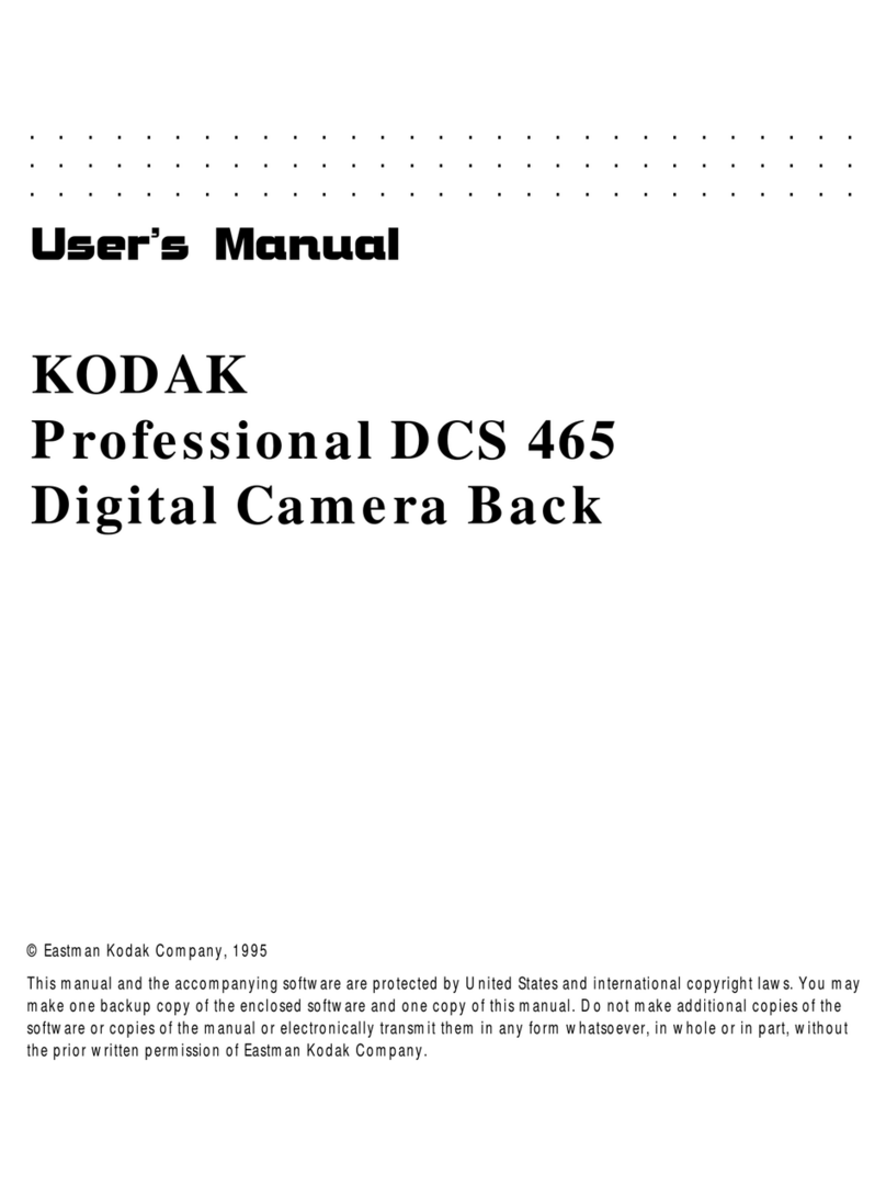 Kodak DCS 465 User manual