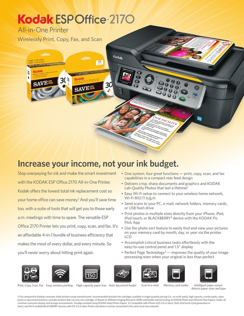Kodak ESP Office 2170 Specifications