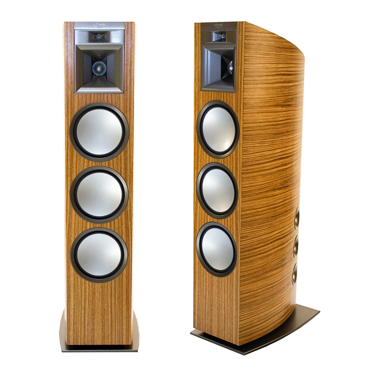 Klipsch Palladium P-39F User manual