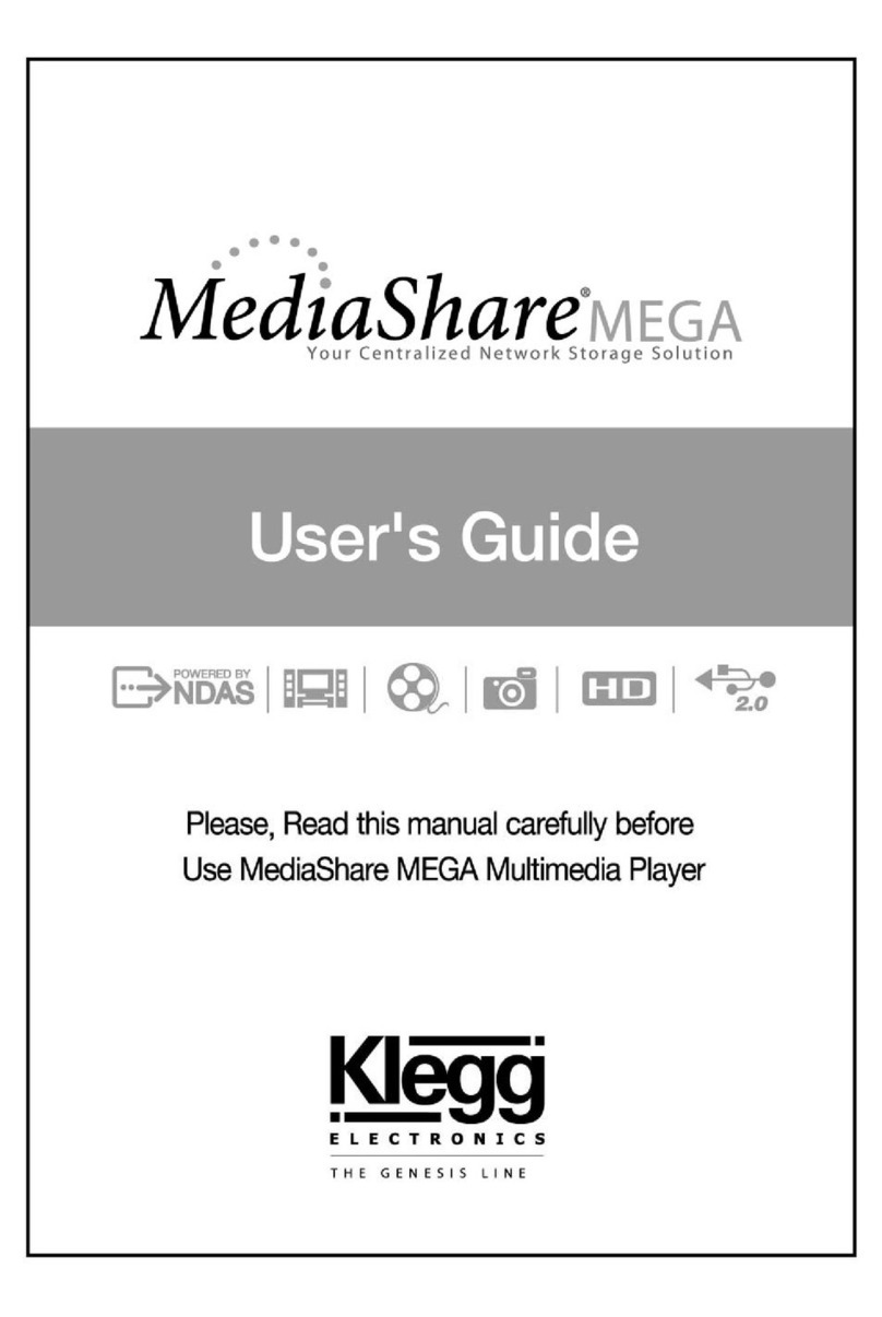 Klegg MediaShareMEGA user guide