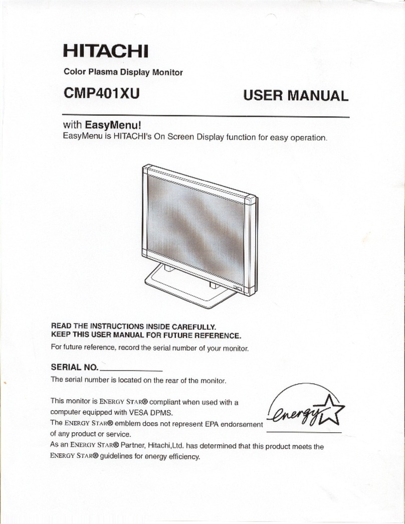 Hitachi CMP401XU User manual