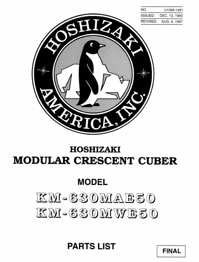 Hoshizaki KM-630MAE50 parts list