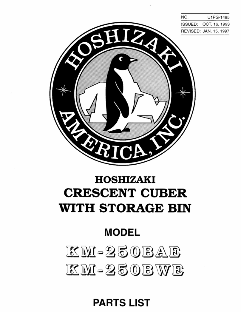 Hoshizaki KM-250BAE parts list