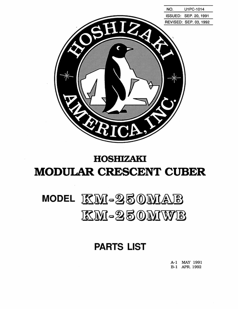 Hoshizaki KM-250MAB parts list