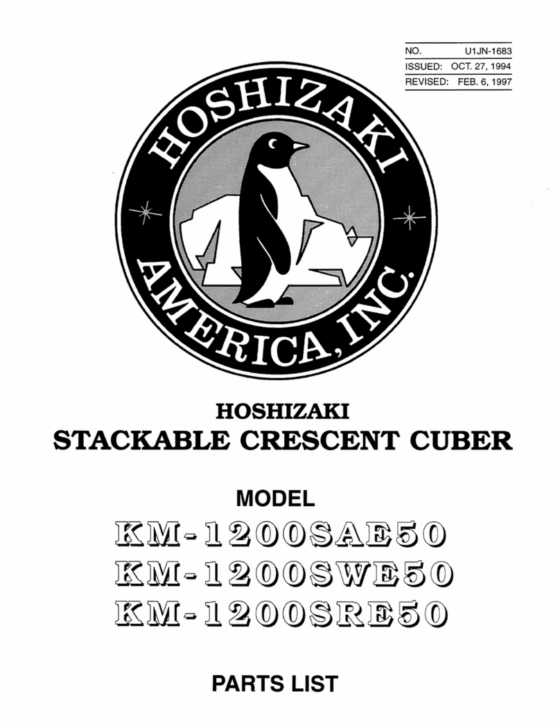 Hoshizaki KM-1200SAE50 parts list