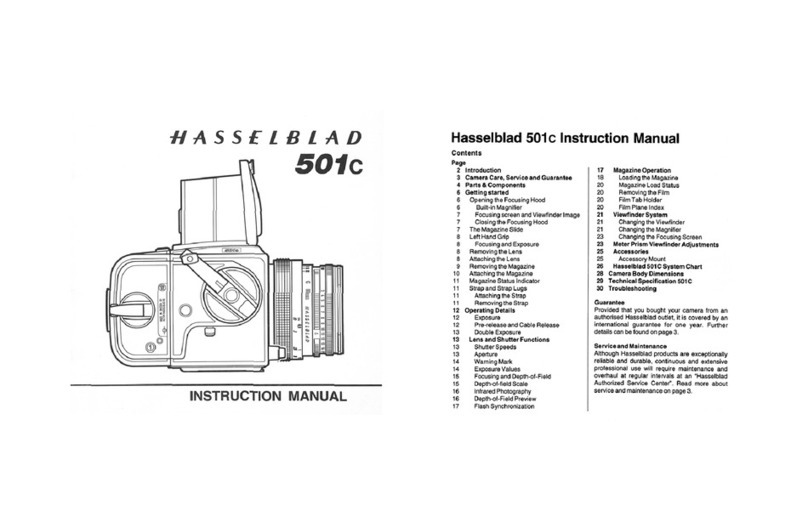 Hasselblad 501C instruction manual