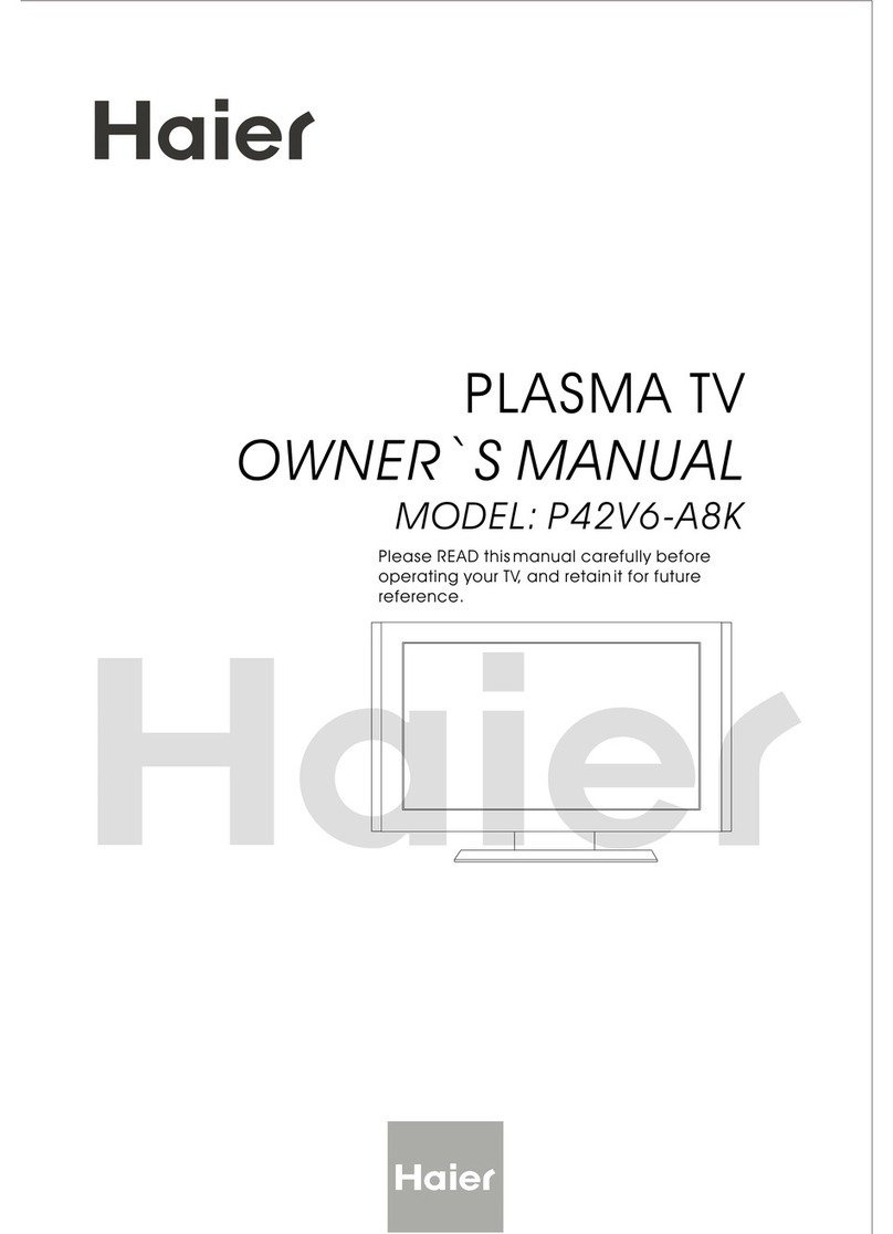 Haier P42V6-A8K User manual