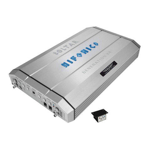 Hifonics Generation X Boltar User manual
