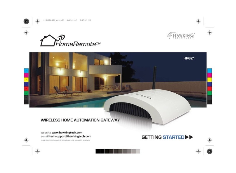 Hawking HomeRemote HRGZ1 User manual