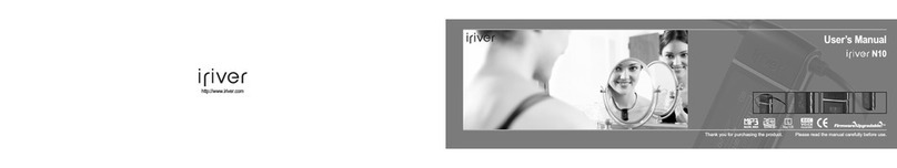 IRiver N10 512MB User manual
