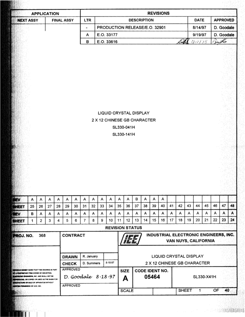 IEE SL330-X41H User manual