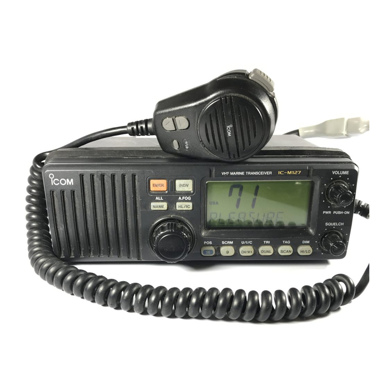 Icom IC-M127 User manual