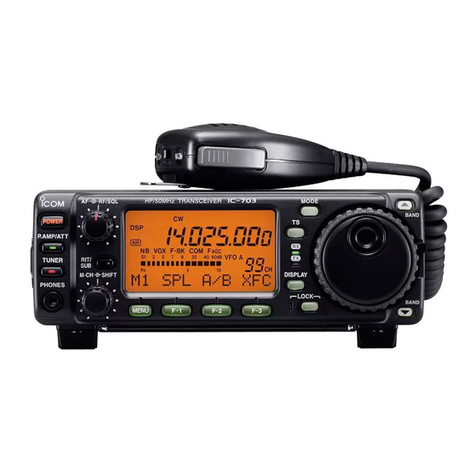 Icom IC-703 User manual