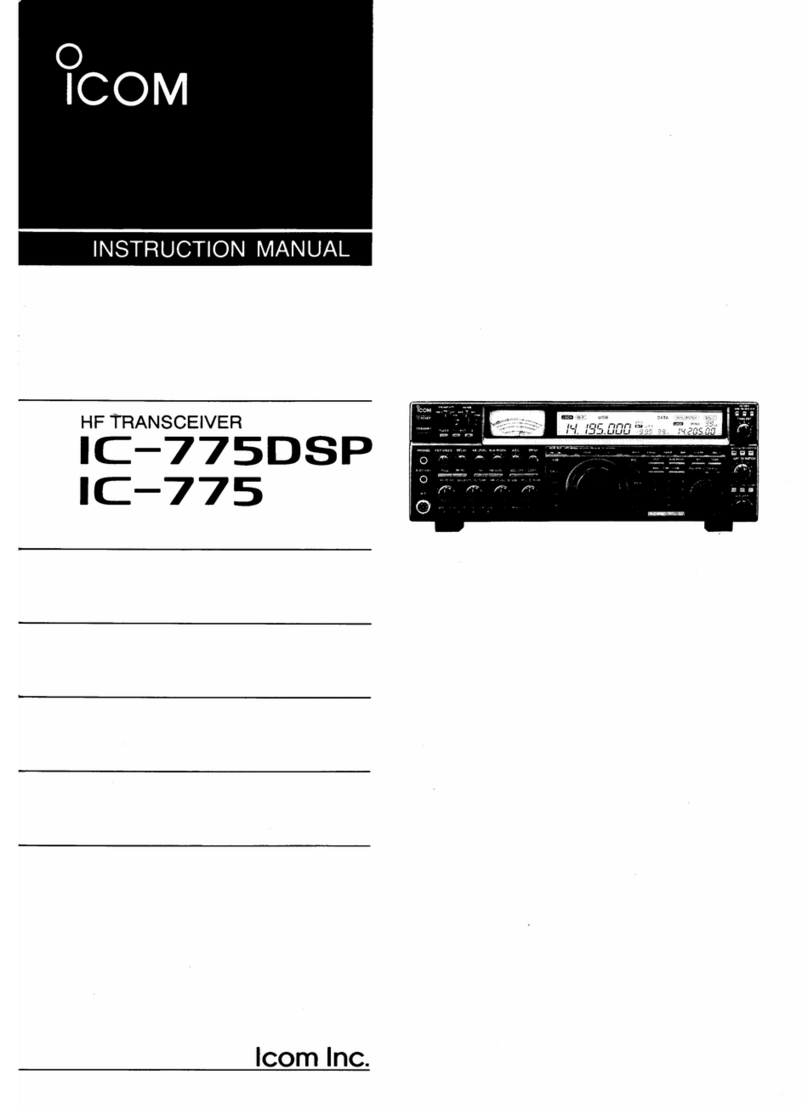 Icom IC-775 User manual