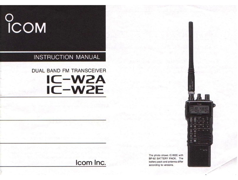 Icom IC-W2A User manual