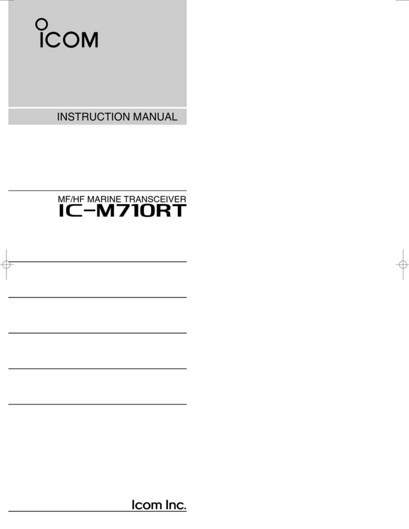 Icom IC-M710RT User manual