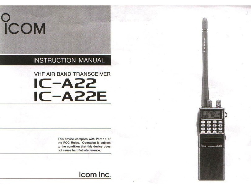 Icom IC-A22 instruction manual