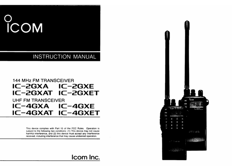 Icom IC-2GXAT User manual