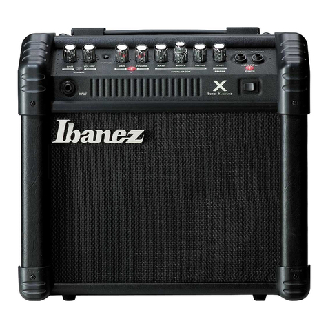Ibanez Tone Blaster Xtreme TBX15R User manual