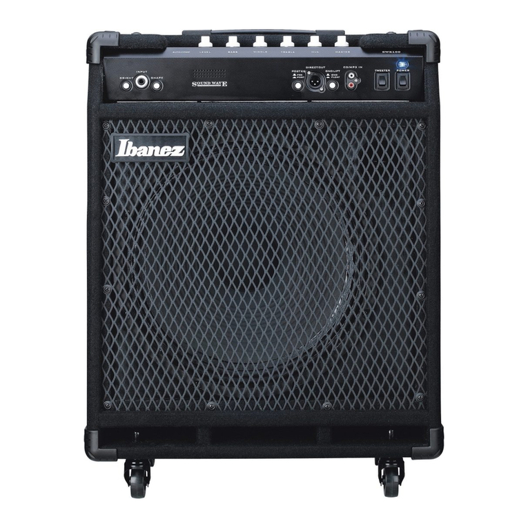 Ibanez Sound Wave SWX100 User manual